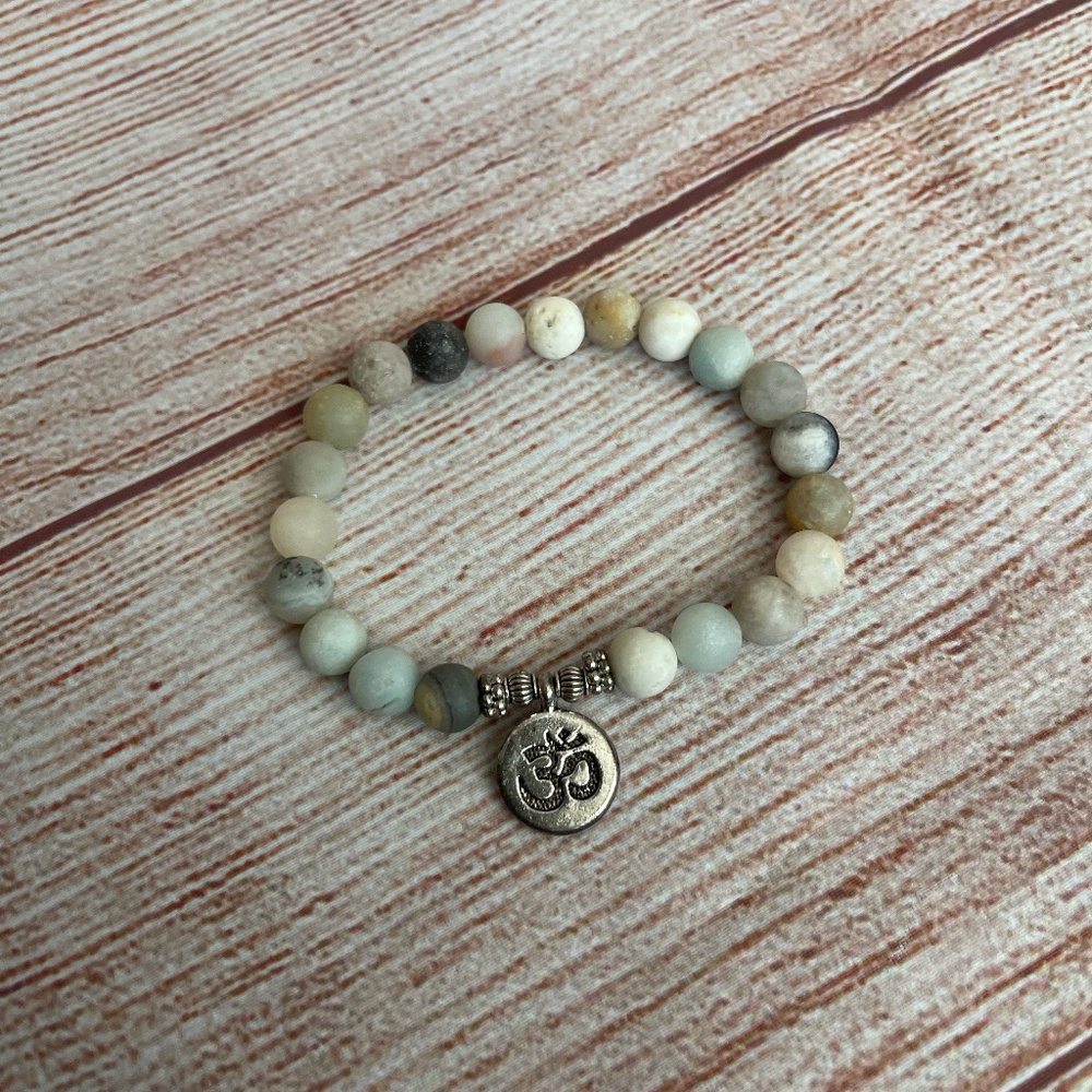 Natural Matte Amazonite Bracelet